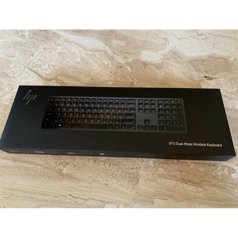惠普975 HP975 Dual-Mode Wireless Keyboard充電式無線鍵盤