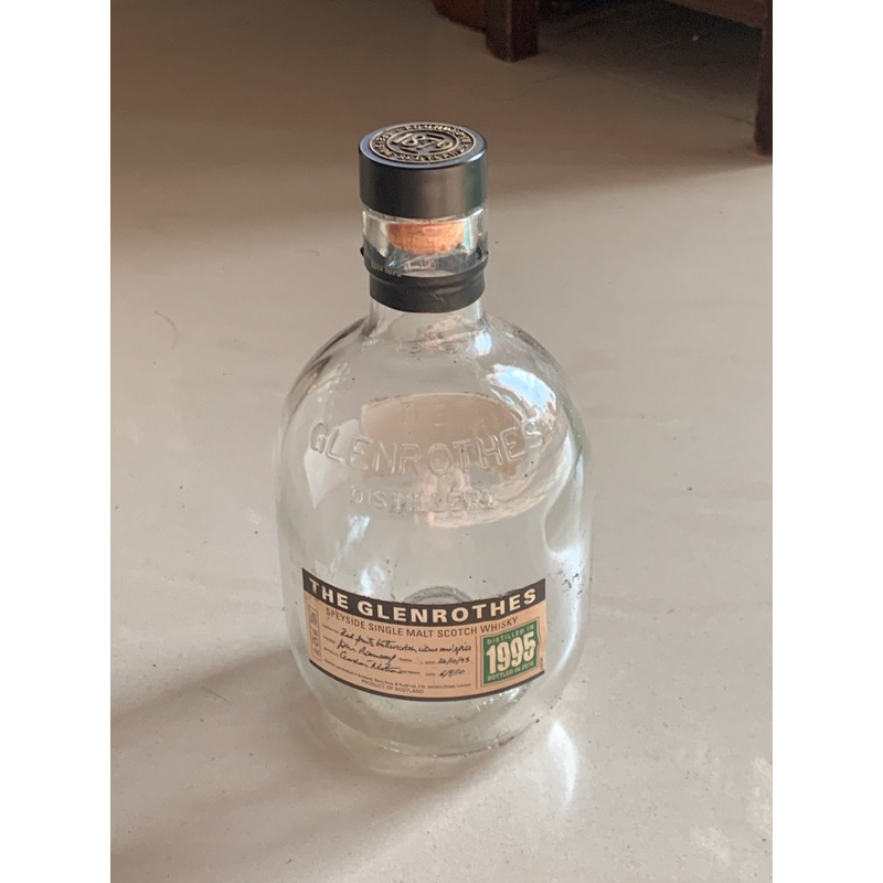 格蘭路思1995年單一麥芽蘇格蘭威士忌 空酒瓶