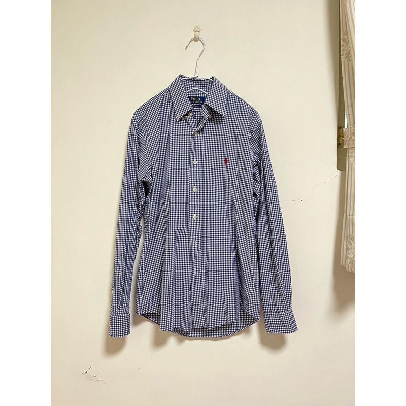 Polo Ralph Lauren 藍色格紋棉質襯衫 XS
