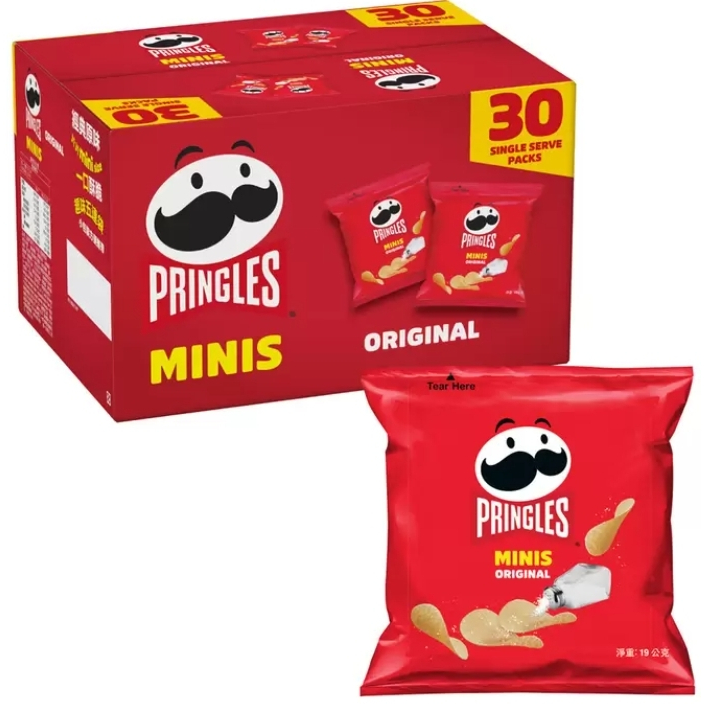 世界GO 品客 洋芋片 MINIS 經典原味 19g 好市多熱銷 一口洋芋片 Pringles