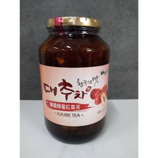 韓國蜂蜜紅棗茶(果醬)/柚和美/1kg/韓國原裝進口