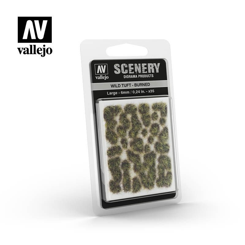 【奧丁模型】Acrylicos Vallejo 地形佈景：SC414 燒焦草叢 6mm