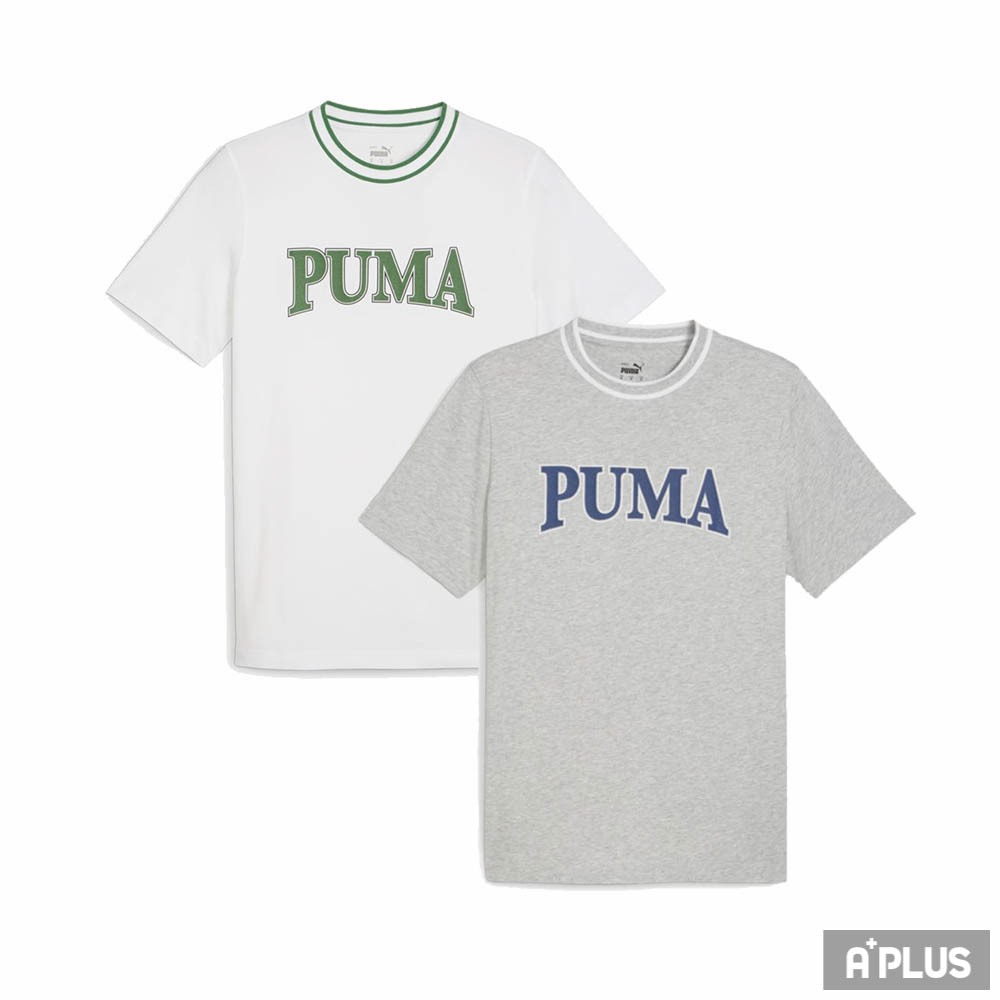 PUMA 男 圓領T 基本系列Puma Squad大圖樣短袖T -67896704 67896753