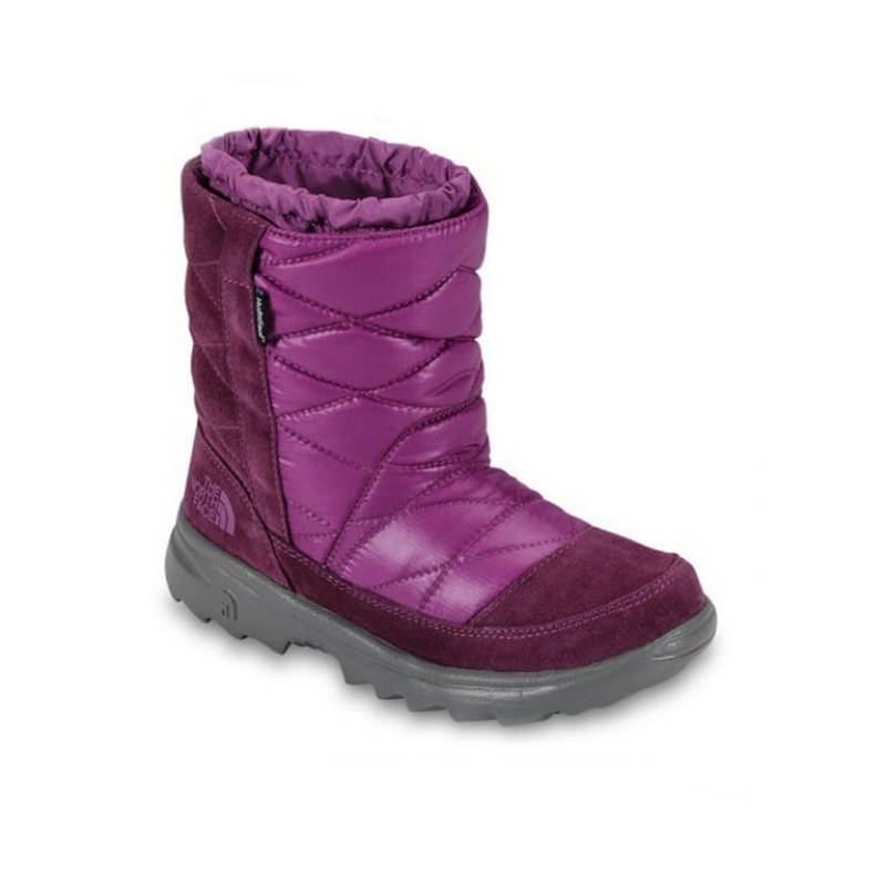 全新 The North Face 北臉 女童 冬令營雪靴 紫色 us3 22cm