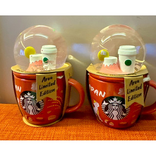 全新 日本/星巴克/Starbucks富士山🗻水晶球杯子89ml