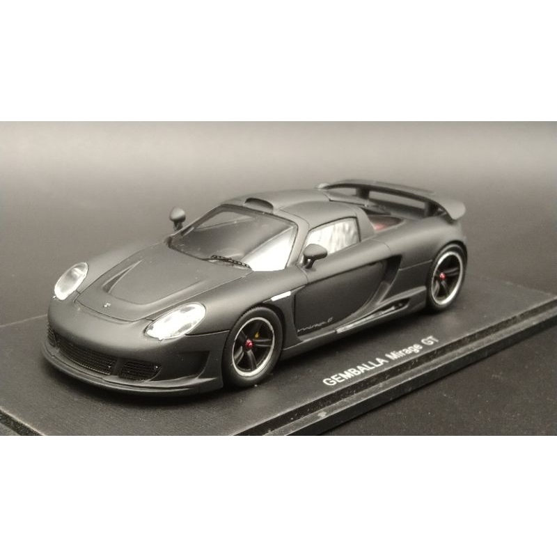 [廣雅集] 消光黑特別版 1:43 Gemballa Mirage GT 1/43 Porsche 限量絕版 樹脂模型車