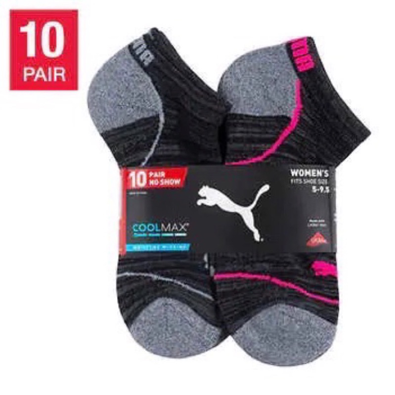 預購中🔥 美國🇺🇸puma Costco版 女生/男生襪子組 10雙 超值組 正品