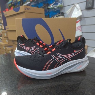 ASICS GEL-NIMBUS 26 男款 正常楦 緩衝型 慢跑鞋 1011B794-003 黑紅