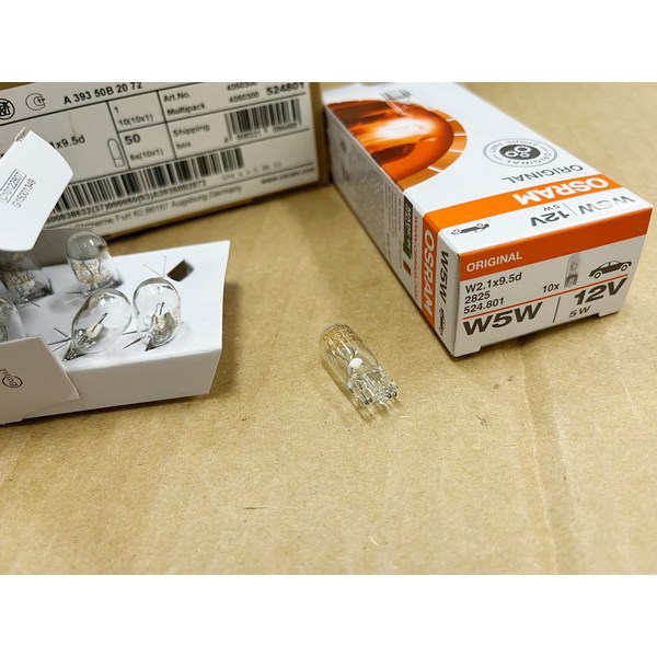 OSRAM 燈泡 T10 12V 5W 炸彈燈泡  歐斯朗 T10 燈泡