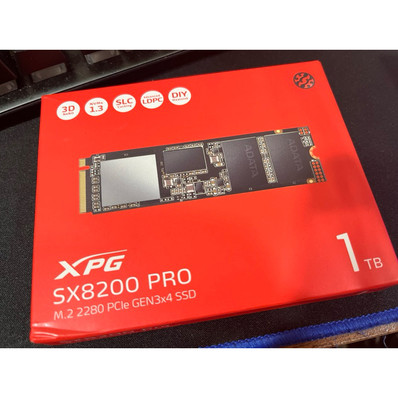 ADATA威剛 XPG SX8200Pro 1TB M.2 2280 PCIe GEN3x4 SSD 固態硬碟