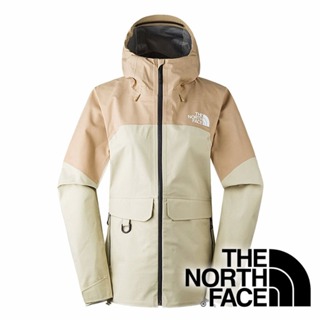 【THE NORTH FACE 美國】女GTX防水連帽外套『棕』NF0A87U6