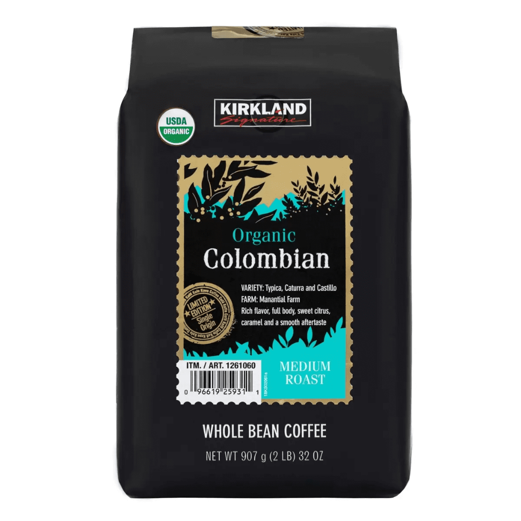 【賣場代購 可刷卡】科克蘭 有機哥倫比亞咖啡豆 907公克 #1261060 杰洋好市多代購