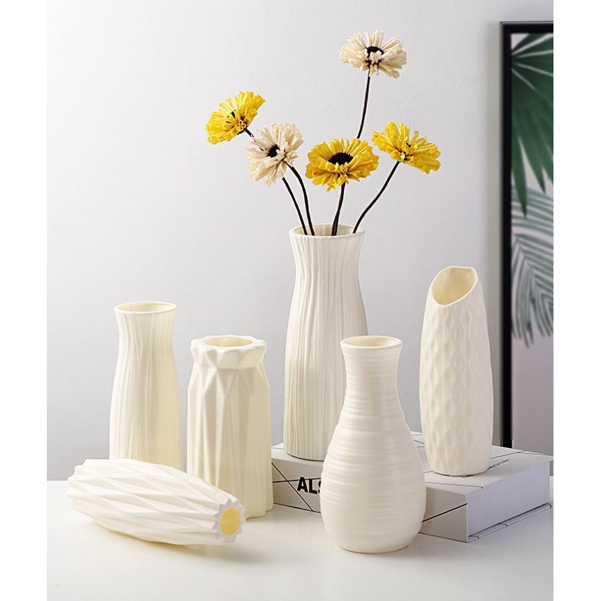 花瓶北歐 塑膠花瓶 小花瓶 小瓶子 花器 花瓶 擺件 家居裝飾 乾燥花瓶 插花 拍照道具 攝影道具