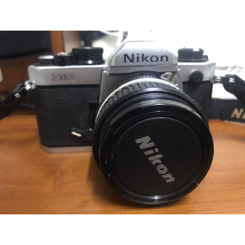 【限面交】Nikon FM2 經典 機械單眼相機 日本製 二手 底片機 附閃光燈 購於1984-1989年間 可正常使用