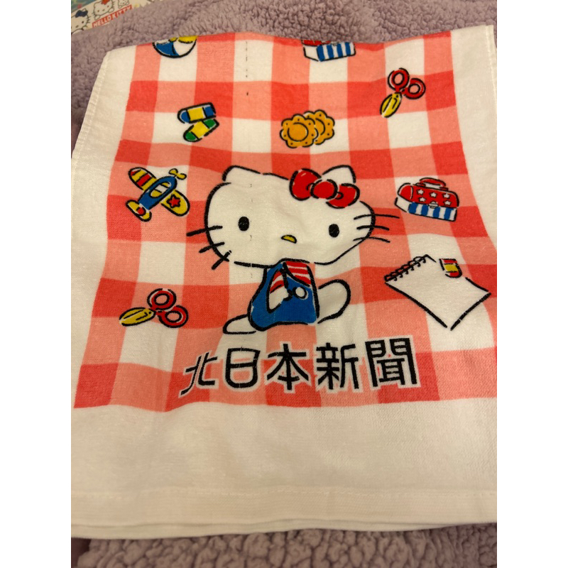 日系Kitty貓長條毛巾送kitty暖暖包