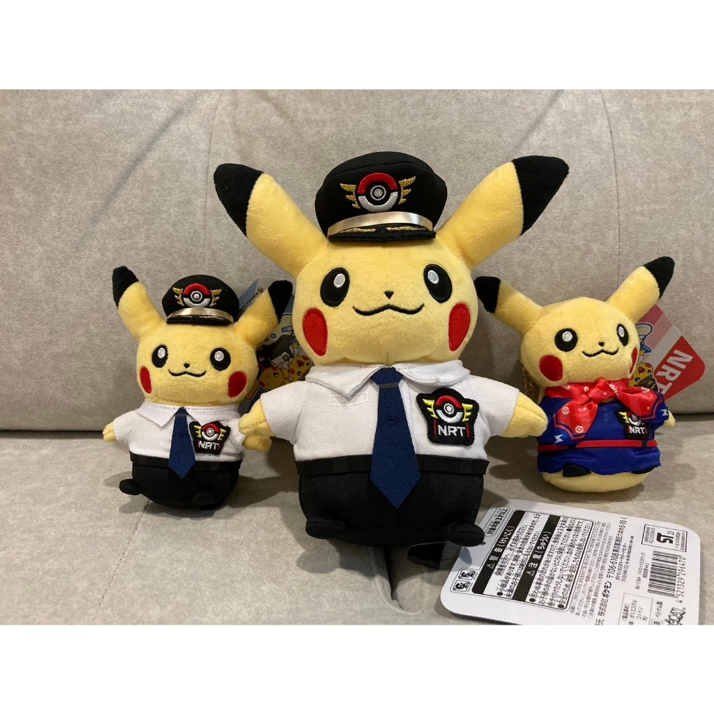 [維達小舖] 成田機場 皮卡丘機長 空姐 日本寶可夢中心 pokemon pikachu NRT airport