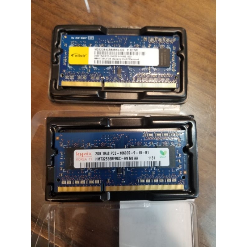 4g筆電記憶體 共2G*2 低電壓雙面顆粒DDR3 1333 10600S