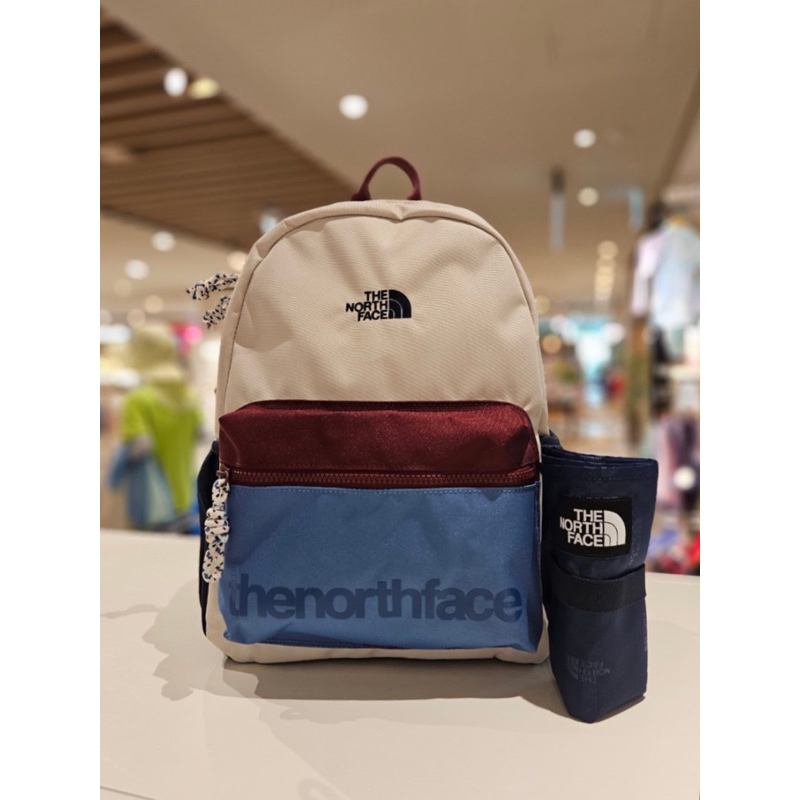 預購🇰🇷韓國購回🇰🇷The north face kids北臉兒童後背包 附野餐墊  黑/紫/米色 NM2DP52