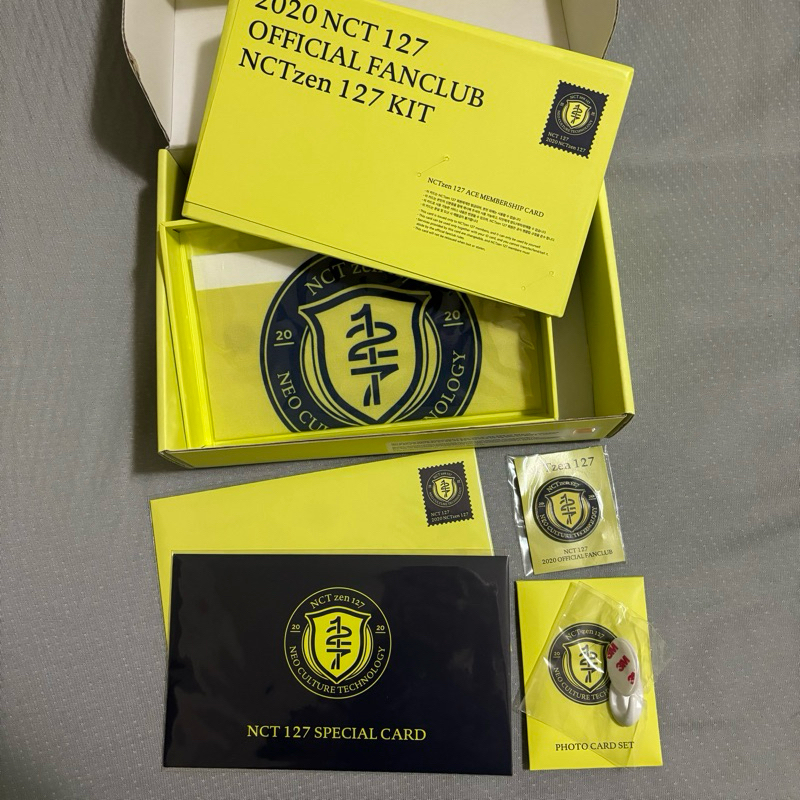 NCT NCT127 2020 fanclub kit 小卡 明信片 泰一 泰容 囧尼 悠太 在玹 道英 廷祐 馬克
