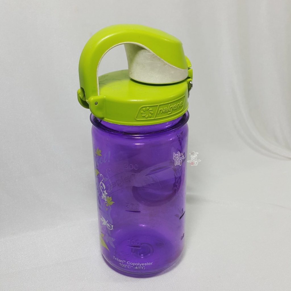 BOT01二手水壺｜nalgene｜375ml｜美國品牌｜OTF兒童水壺｜冷水壺｜加厚瓶身，耐撞耐摔｜不易殘留味道