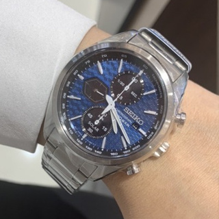 SEIKO 精工 喬治亞羅設計 太陽能 計時手錶(SSC801P1/V176-0BH0B)-41mm-SK027