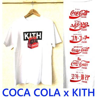 BLACK極新KITH x COCA COLA可口可樂COKE多國語言SLOGAN短T