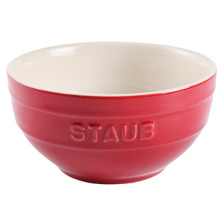 全新 德國 雙人牌 Staub 餐碗 沙拉碗 陶瓷碗 紅色 12cm 400ml