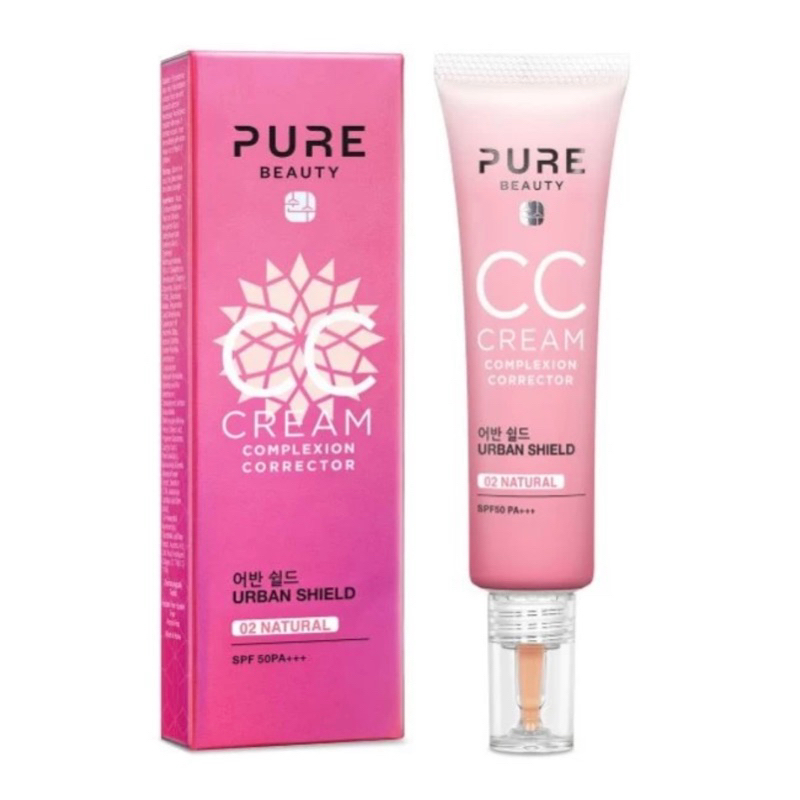 Pure Beauty CC霜 SPF50 PA+++ 02 自然色30ml（8分滿）