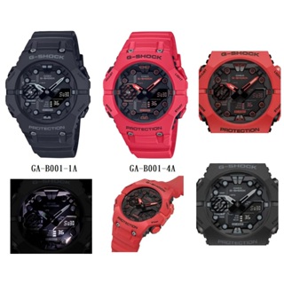 【KAPZZ】G-SHOCK 全新錶殼智慧藍芽碳纖維核心防護雙顯錶 GA-B001-1A GA-B001-4A