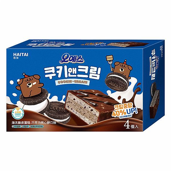 韓國 海太 脆皮蛋糕(巧克力夾心餅口味)120g【小三美日】DS020730