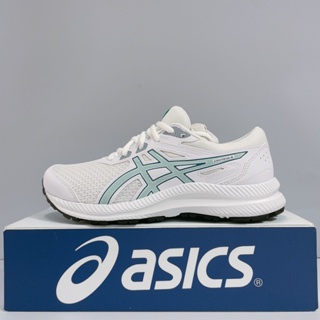 ASICS GEL-CONTEND 8 GS 女生 白色 舒適 透氣 輕量 運動 慢跑鞋 1014A259-108