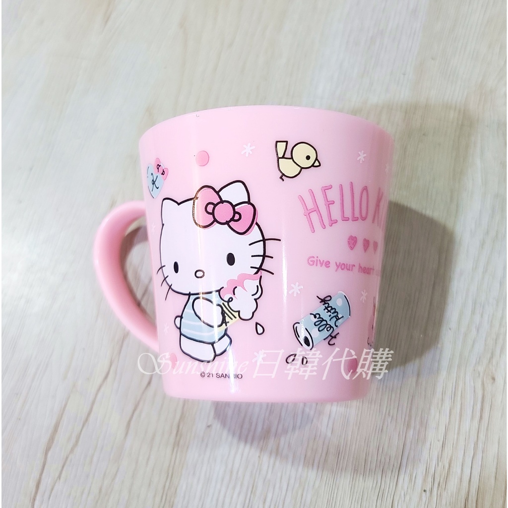 台灣現貨 韓國製 三麗鷗 sanrio 凱蒂貓 不銹鋼水杯 水杯 kitty 杯子 防燙杯 兒童杯 漱口杯 210ml