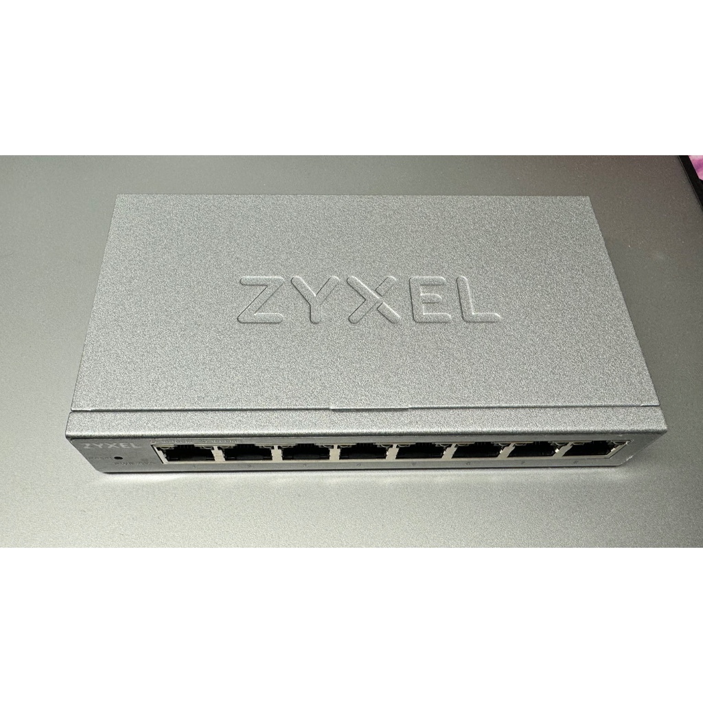 Zyxel 合勤 GS1200-8 網頁式管理型8埠Gigabit乙太網路交換器
