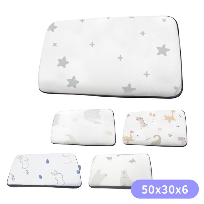 PAMABE 4D兒童水洗透氣枕(50x30x6cm)多款可選(3-8歲/防蟎抗菌)【麗兒采家】