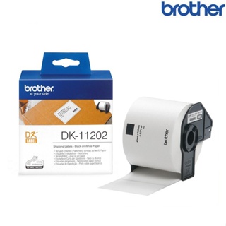 Brother兄弟 DK-11202 單張定型標籤帶 62x100mm 白底黑字 300張 標籤貼紙 食品標籤 成分標籤