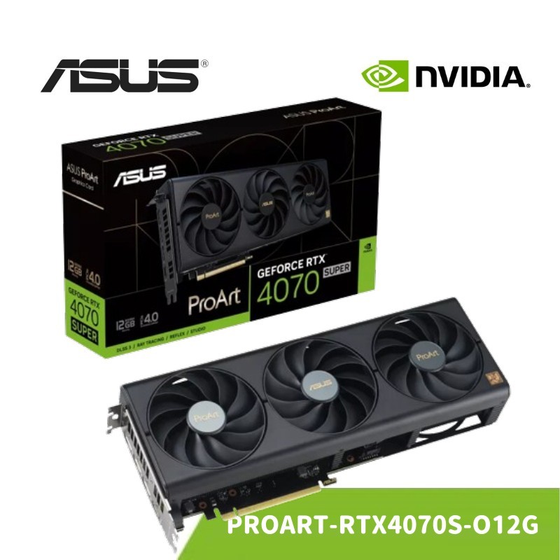 ASUS 華碩 PROART RTX 4070S O12G 顯示卡