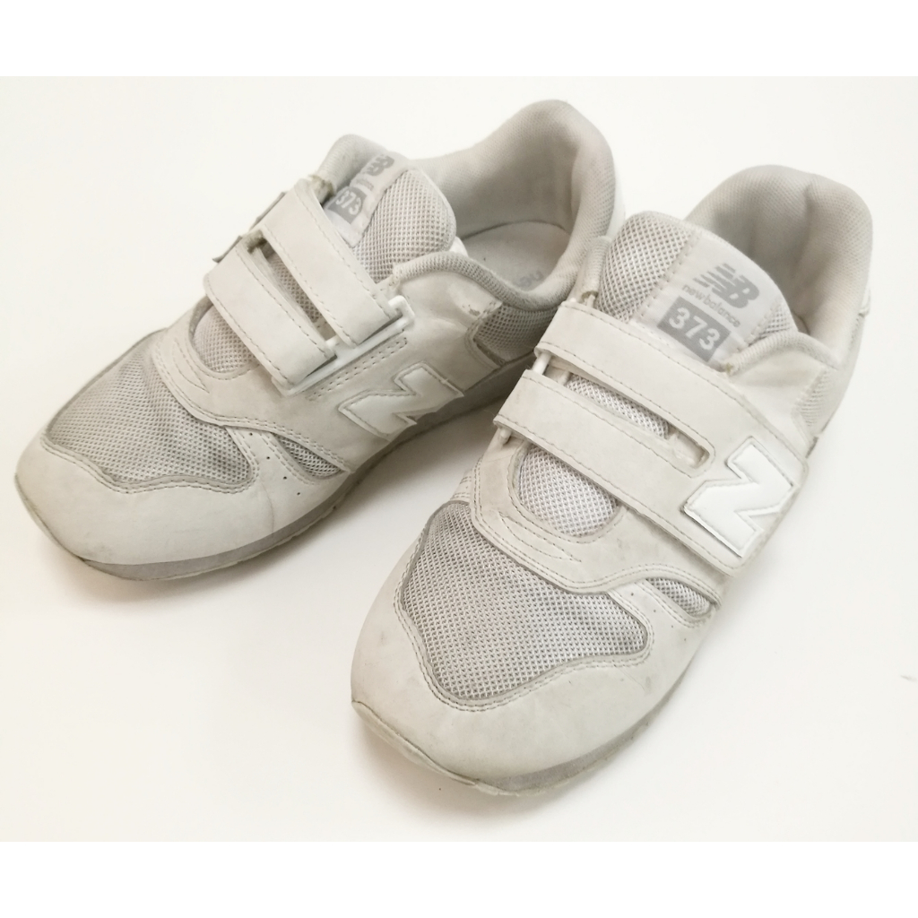 New Balance 童鞋 中性 白色 KV373AWY W楦 七成新