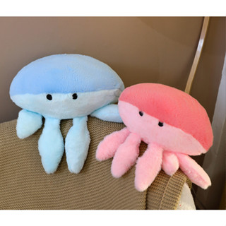 ❤️臺灣現貨❤️【2尺寸】模擬水母玩偶 卡通水母抱枕 海中生物 海生館 絨毛娃娃 聖誕禮物 交換禮物