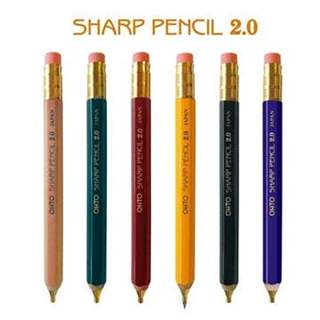 *現貨*日本製 OHTO 復古感木質六角自動鉛筆 2.0mm / APS-680E 素描鉛筆