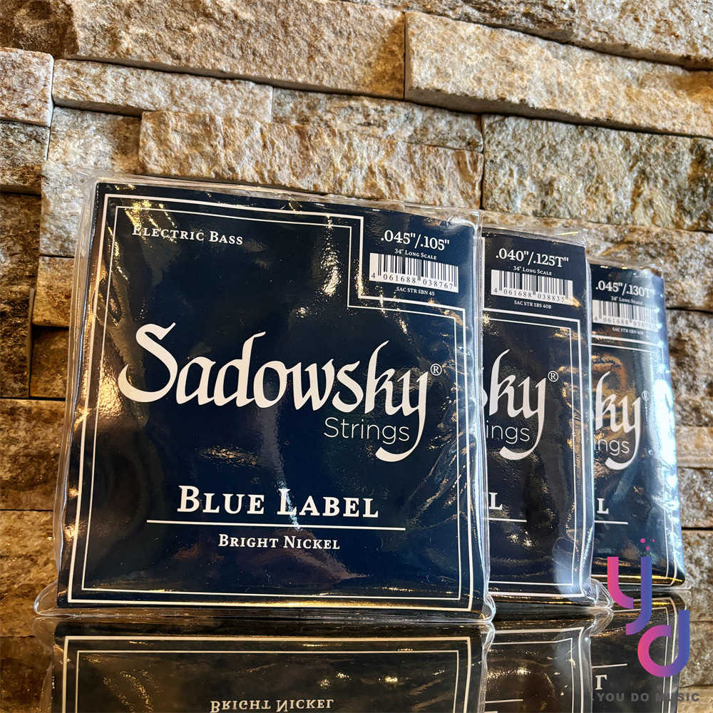 分期免運 美國 Sadowsky Blue Lable Bass 電 貝斯 弦 不鏽鋼/鎳弦 45-105 45-125