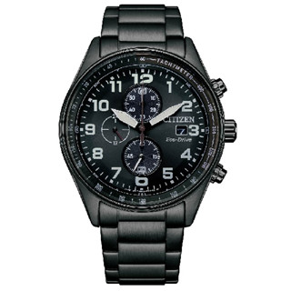 CITIZEN星辰 CA0775-79E CHRONOGRAPH 光動能碼錶計時鋼帶時尚腕錶 43mm