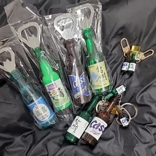韓國燒酒啤酒 真露cass hite 磁鐵 開瓶器 鑰匙圈 吊飾