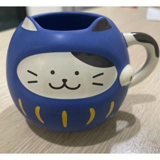 ［星巴克］達摩馬克杯-納福招財
