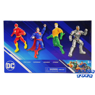 ★維斯玩具★ BATMAN 蝙蝠俠 DC系列人偶套裝 超人 閃電俠 水行俠 DC 正義聯盟 SPIN MASTER不挑盒
