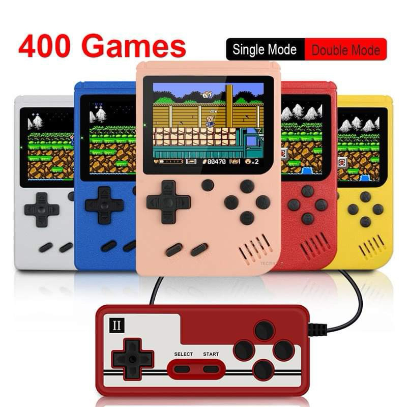 復古迷你游戲機 400 合 1 手持遊戲機 FC Gameboy 便攜式視頻遊戲機 PSP 內置 400 遊戲