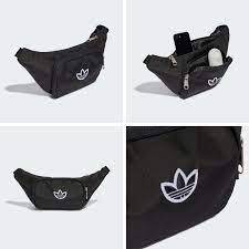 ADIDAS《實體店》PE WAISTBAG 運動 休閒 腰包 胸包 斜背包 防刮 防潑水 男女 黑IJ5007