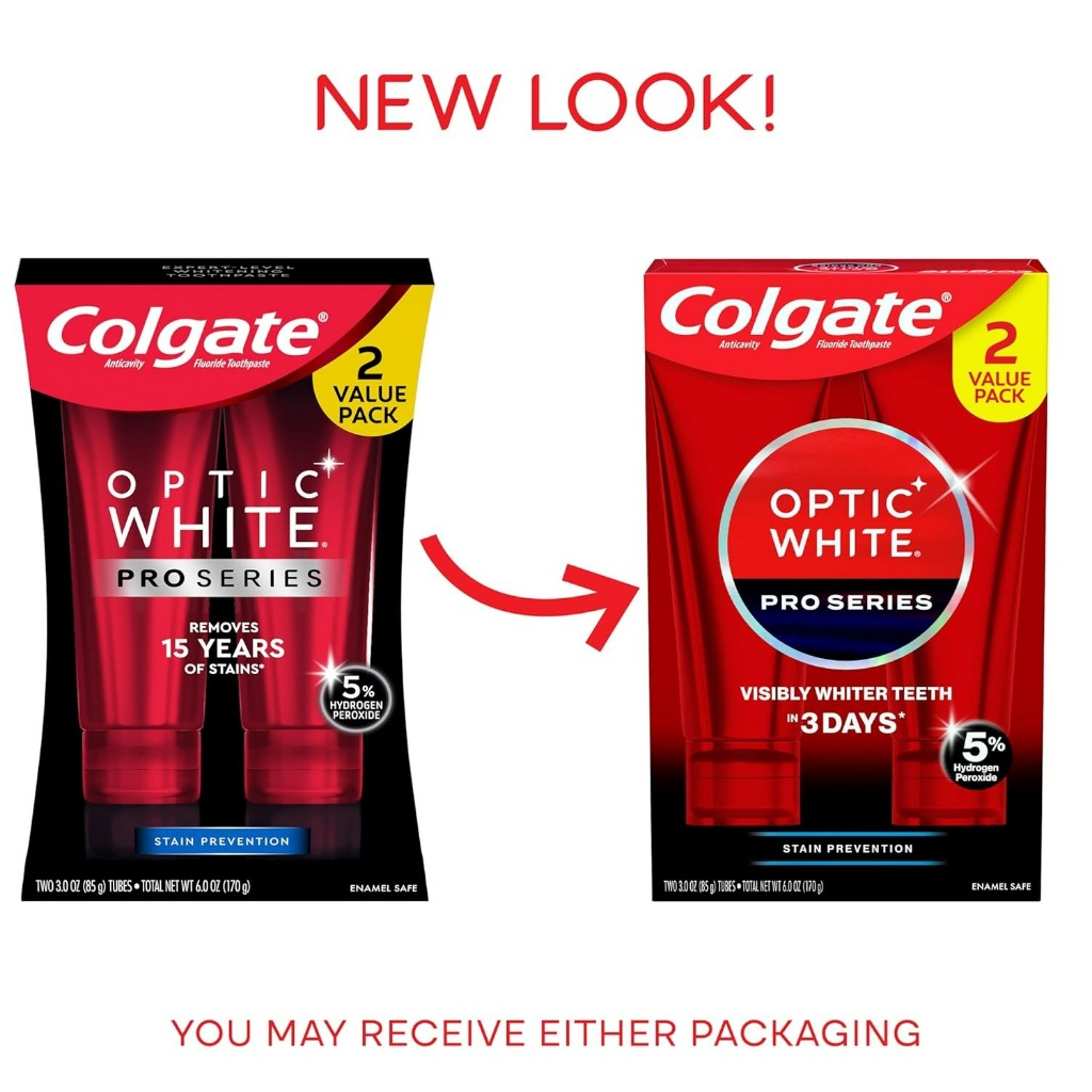 現貨✨新款包裝🎉Dr.Grace推薦款✨美國高露潔 Colgate White Pro系列 5%美白牙膏