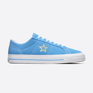 CONVERSE ONE STAR PRO OX LT BLUE/WHITE/GOLD 休閒鞋 中 A06647C 藍