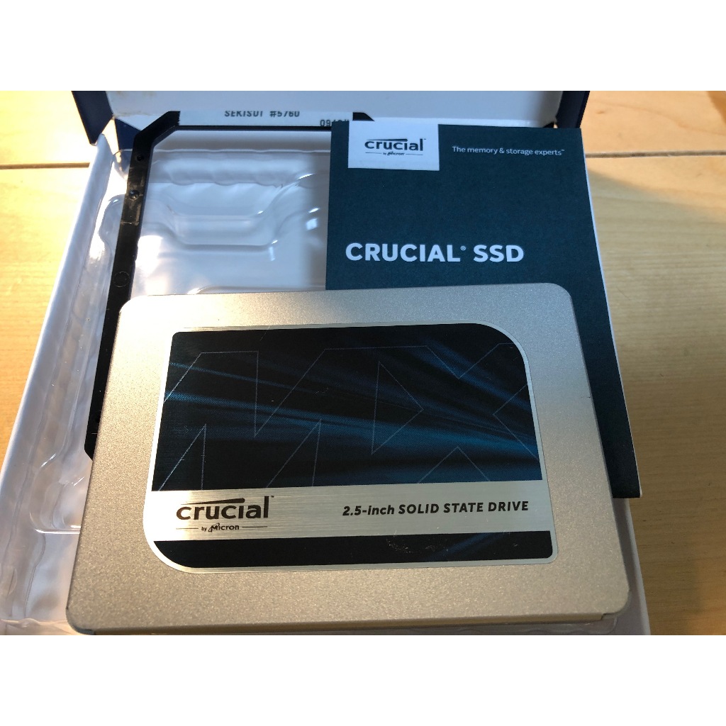 [清空間便宜賣Part6]全新未使用(已開封)Micron crucial MX500 2.5-inchSSD 500G