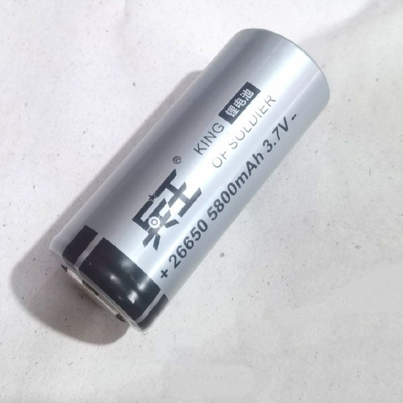動力電池 電池 18650強光手電筒專用電池26650型大容量高亮度騎行戶外照明配件